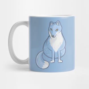 Blue arctic fox Mug